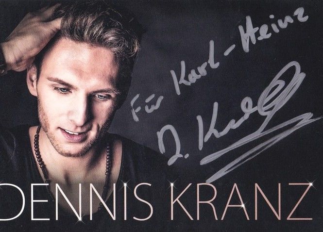 Autogramm Schlager | Dennis KRANZ | 2017 "Halt Dich An Mir Fest"