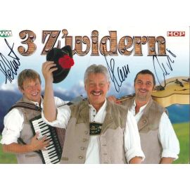 Autogramme Volksmusik | DIE 3 Z´WIDERN | 2000er (Portrait Color) VM MCP