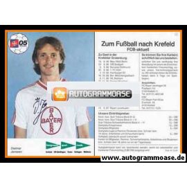 Autogramm Fussball | KFC Uerdingen 05 | 1986 | Dietmar JANSSEN