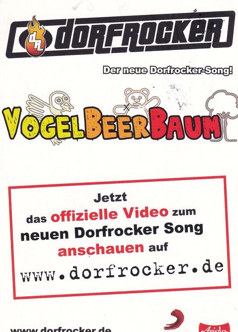 Autogramme Volksmusik | DIE DORFROCKER | 2010 "Vogelbeerbaum" (Ariola) 