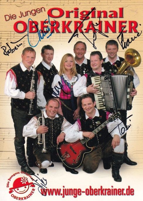 Autogramme Volksmusik | DIE JUNGEN ORIGINAL OBERKRAINER | 2005 "Ein Bunter Melodienstrauss" (Tyrolis)
