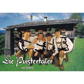 Autogramme Volksmusik | DIE PUSTERTALER | 2000er (Portrait Color) Lanzinger