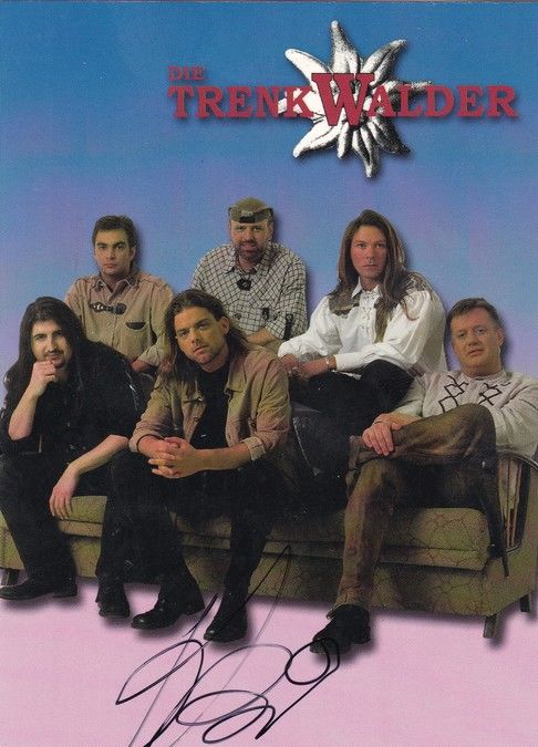 Autogramm Volksmusik | DIE TRENKWALDER | 1990er (Portrait Color) EMI