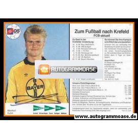 Autogramm Fussball | KFC Uerdingen 05 | 1986 | Manfred KUBIK