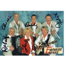 Autogramme Volksmusik | EDELWEISS EXPRESS | 2000er (Portrait Color)