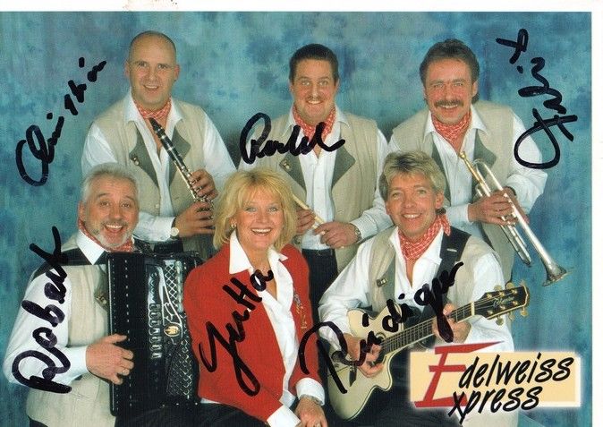 Autogramme Volksmusik | EDELWEISS EXPRESS | 2000er (Portrait Color)