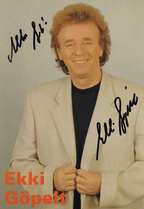 Autogramm Schlager | Ekki GÖPELT | 2000 "Vielen Dank" (Yoyo) 