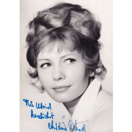 Autogramm Schauspieler | Christine DIERSCH | 1970er (Portrait SW)