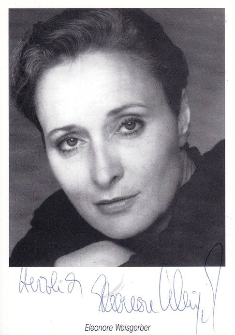 Autogramm Schauspieler | Eleonore WEISGERBER | 2000er (Portrait SW)