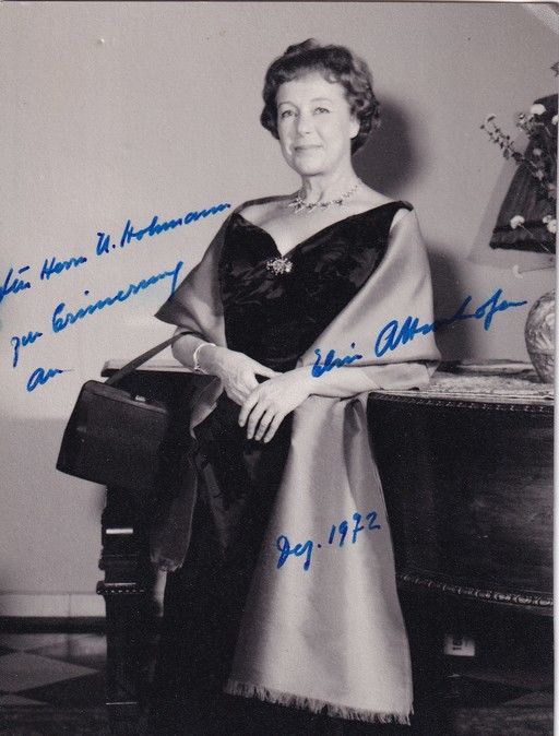 Autogramm Schauspieler | Elsie ATTENHOFER | 1970er (Portrait SW)