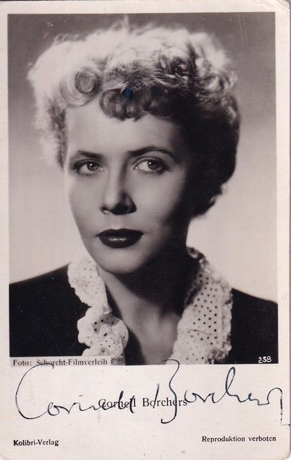 Autogramm Schauspieler | Cornell BORCHERS | 1950er (Portrait SW Kolibri) Schorcht