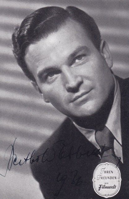 Autogramm Schauspieler | Berthold EBBECKE | 1940er (Portrait SW) Filmwelt