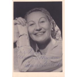 Autogramm Schauspieler | Änne BRUCK | 1950er (Portrait SW)