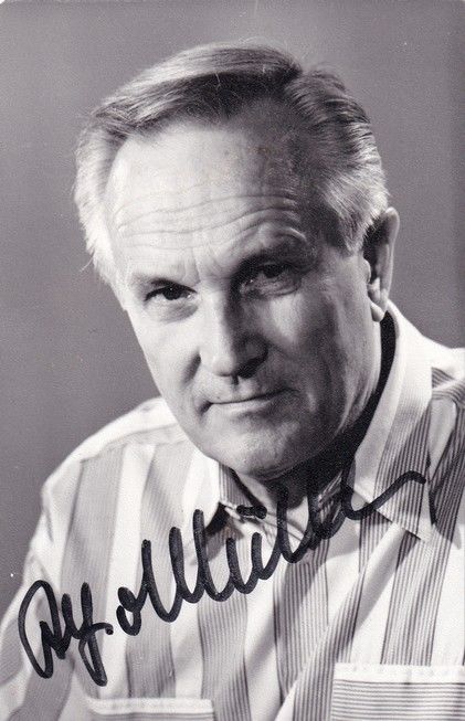 Autogramm Schauspieler | Alfred MÜLLER | 1990er (Portrait SW)