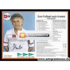 Autogramm Fussball | KFC Uerdingen 05 | 1986 | Hennes STRATER