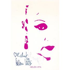Autogramm Schauspieler | Helen VITA | 1980er (Zeichnung Color)