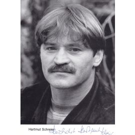 Autogramm Schauspieler | Hartmut SCHREIER | 1980er (Portrait SW) 2