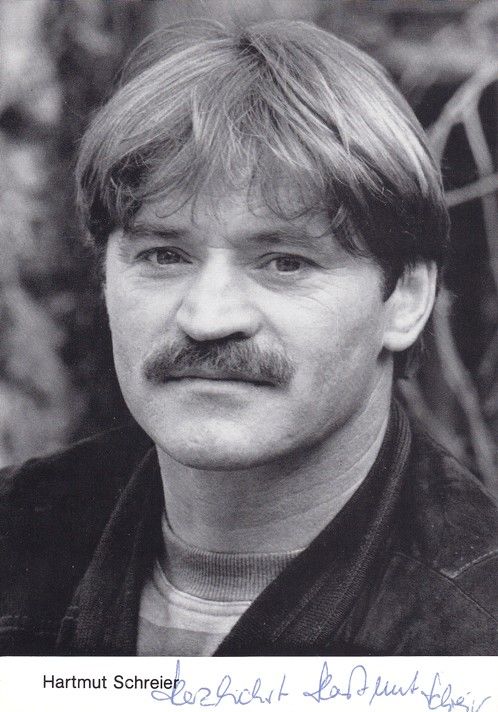 Autogramm Schauspieler | Hartmut SCHREIER | 1980er (Portrait SW) 2
