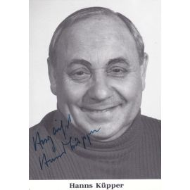 Autogramm Schauspieler | Hanns KÜPPER | 1980er (Portrait SW) 
