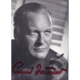 Autogramm Schauspieler | Curd JÜRGENS | 1960er (Portrait SW) Grimm