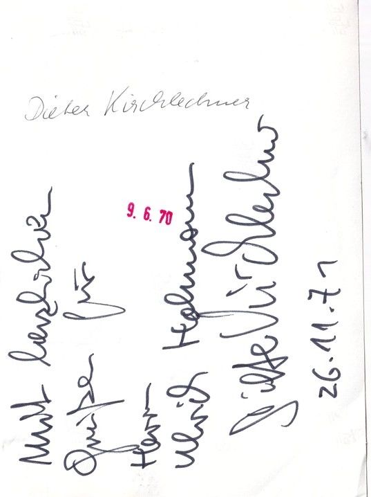 Autogramm Schauspieler | Dieter KIRCHLECHNER | 1970er Foto (Portrait SW)