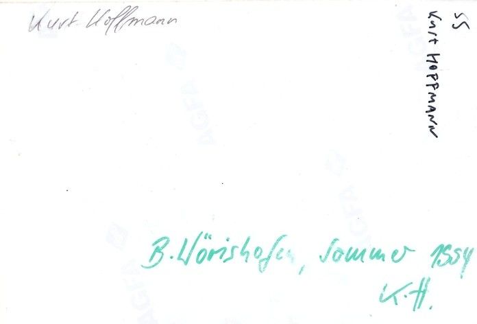 Autogramm Regisseur | Kurt HOFFMANN | 1990er Foto (Portrait Color)