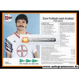 Autogramm Fussball | KFC Uerdingen 05 | 1986 | Ludger VAN DE LOO