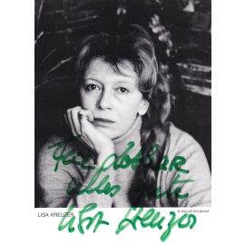Autogramm Schauspieler | Lisa KREUZER | 1990er (Portrait SW) Ohlbaum