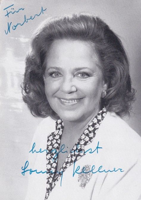 Autogramm Schauspieler | Lonny KELLNER | 1990er (Portrait SW)