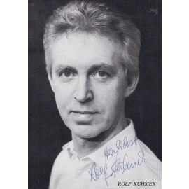 Autogramm Schauspieler | Rolf KUHSIEK | 1990er (Portrait SW) 