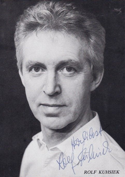 Autogramm Schauspieler | Rolf KUHSIEK | 1990er (Portrait SW) 