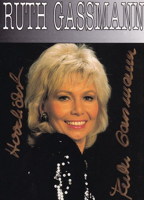 Autogramm Schauspieler | Ruth GASSMANN | 1990er (Portrait Color) 2