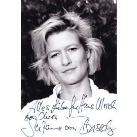 Autogramm Schauspieler | Suzanne VON BORSODY | 2000er Foto (Portrait SW)