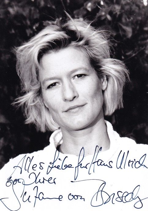 Autogramm Schauspieler | Suzanne VON BORSODY | 2000er Foto (Portrait SW)