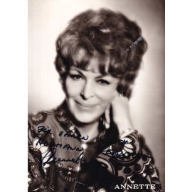 Autogramm Film / Pop (USA) | Annette FUNICELLO | 1990er (Portrait SW) Sahm