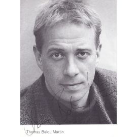 Autogramm Schauspieler | Thomas Balou MARTIN | 1990er (Portrait SW)