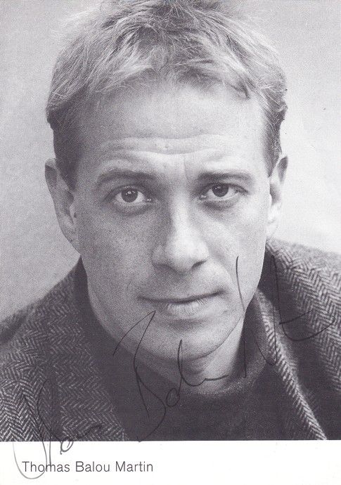Autogramm Schauspieler | Thomas Balou MARTIN | 1990er (Portrait SW)