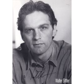 Autogramm Schauspieler | Walter SITTLER | 1990er (Portrait SW)