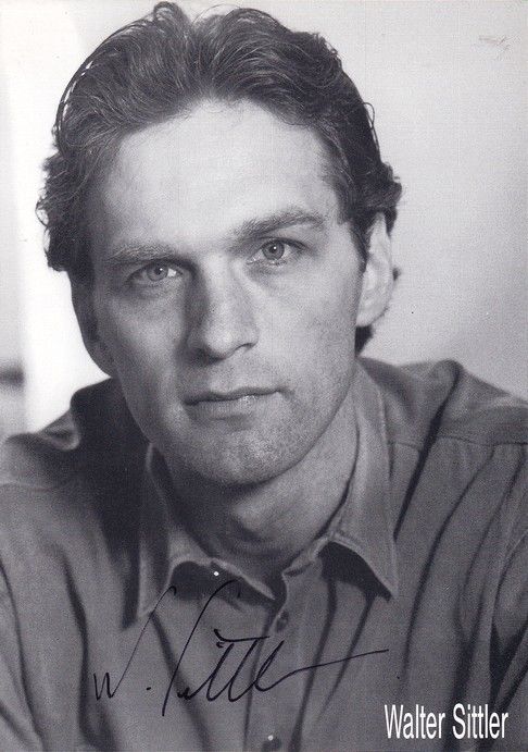 Autogramm Schauspieler | Walter SITTLER | 1990er (Portrait SW)