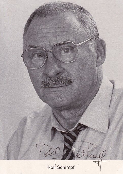 Autogramm Schauspieler | Rolf SCHIMPF | 1980er (Portrait SW) Palz