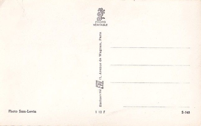 Autogramm Film (FR) | Michele MORGAN | 1940er (Portrait SW) Levin 2