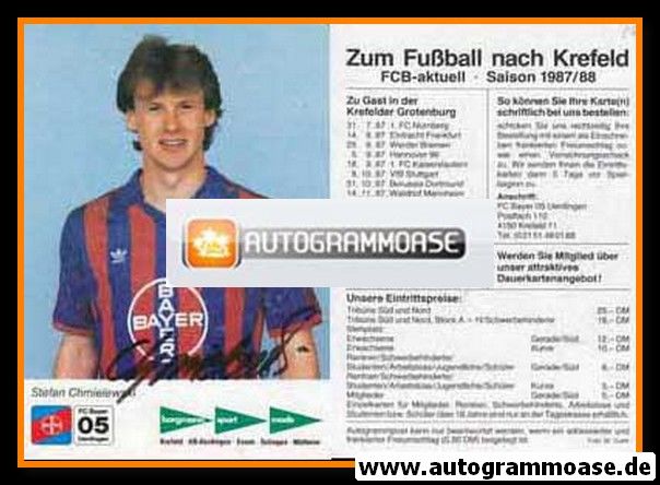 Autogramm Fussball | KFC Uerdingen 05 | 1987 | Stefan CHMIELEWSKI