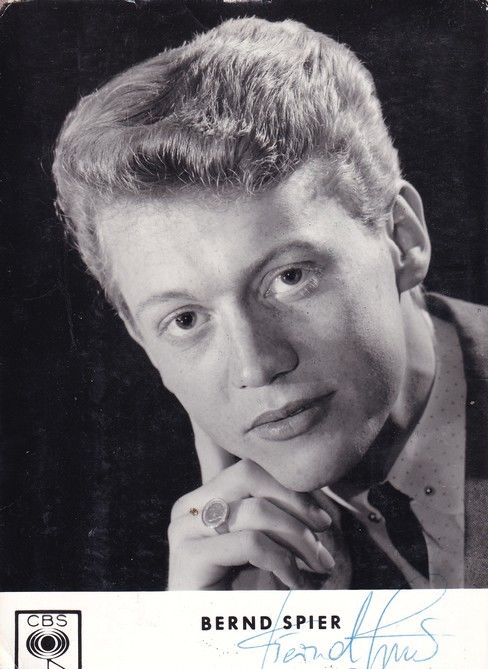 Autogramm Bernd SPIER | 1964 "Dankeschön" (Portrait SW) CBS 2