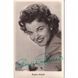Autogramm Schlager | Brigitte RABALD | 1960er (Portrait SW) VEB DDR 1
