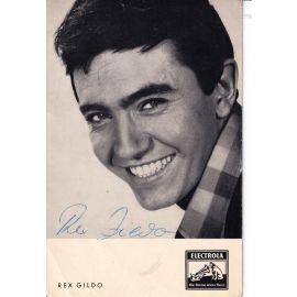 Autogramm Schlager | Rex GILDO | 1963 "Maddalena" (Portrait SW Electrola)