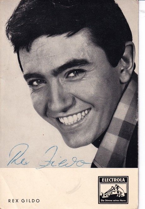Autogramm Schlager | Rex GILDO | 1963 "Maddalena" (Portrait SW Electrola)