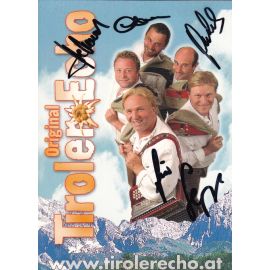 Autogramme Volksmusik | ORIGINAL TIROLER ECHO | 2000er (Portrait Color) MCP