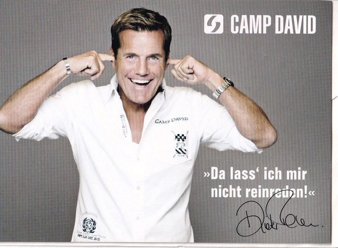 Autogramm Pop / TV | Dieter BOHLEN | 2010er Druck (Portrait Color) Camp David