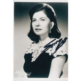Autogramm Adel | Soraya BAKHTIARI | 1980er Foto (Portrait SW) Kaiserin Persien