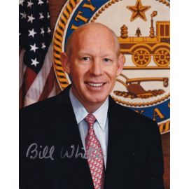 Autogramm Politik (USA) | Bill WHITE | 2000er Foto (Portrait Color) Bürgermeister Houston